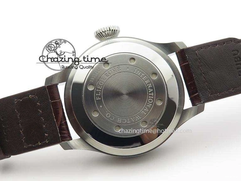 MIROTIME 0206 TechFriendly Big Pilot IW5009 Grey Dial ZF Edition Grey Dial On Brown Leather Strap A51111 (Fantasy Dial Color) 7326